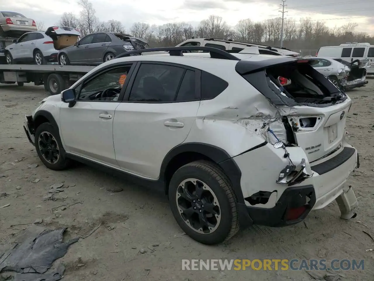 2 Photograph of a damaged car JF2GTAEC5NH215544 SUBARU CROSSTREK 2022