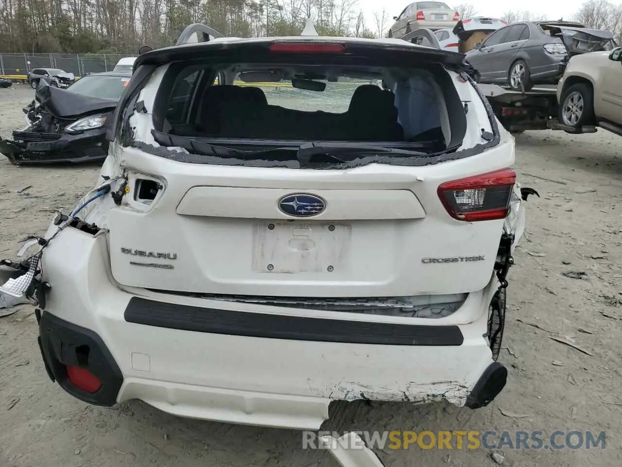 6 Photograph of a damaged car JF2GTAEC5NH215544 SUBARU CROSSTREK 2022