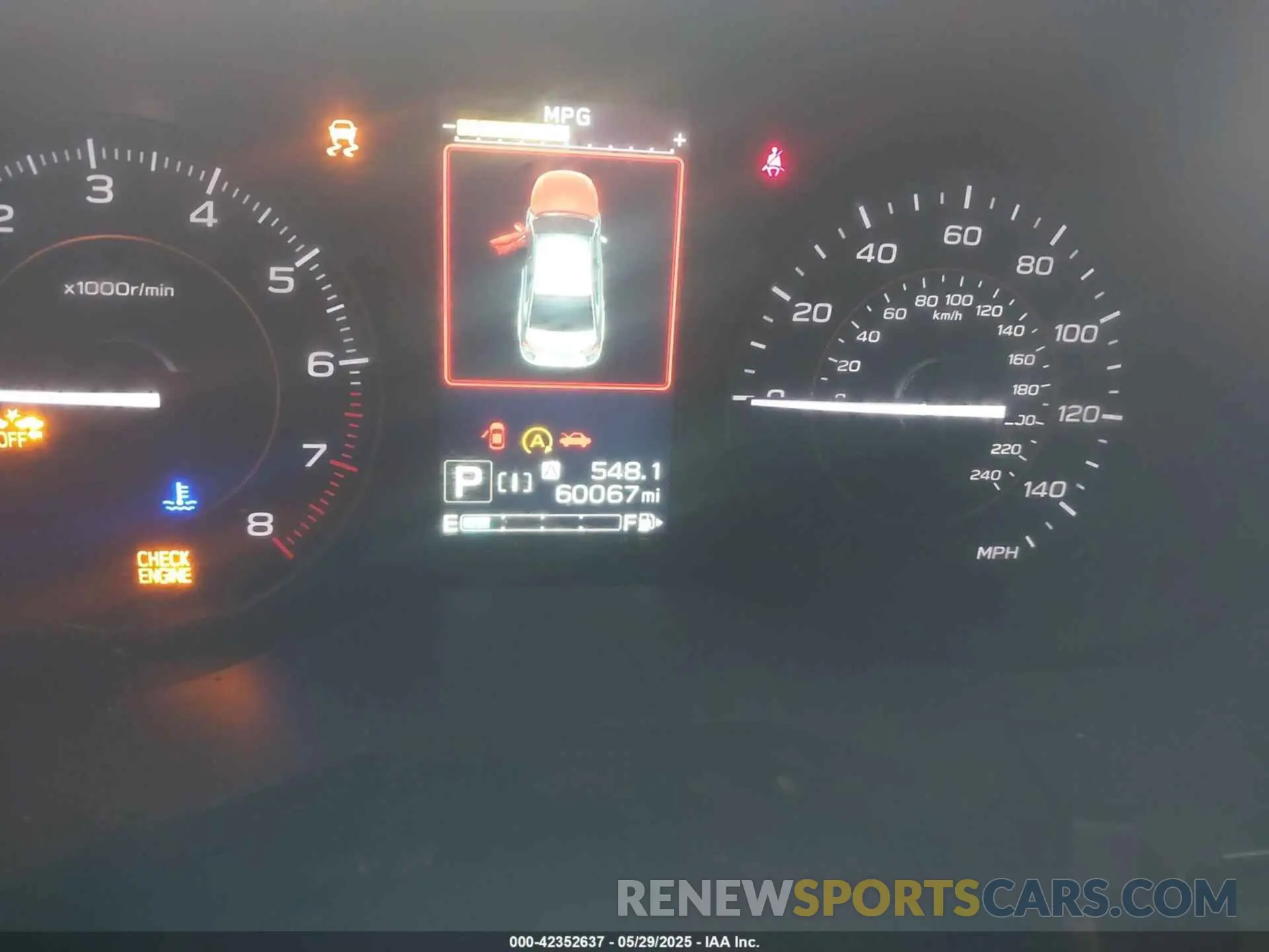 7 Photograph of a damaged car JF2GTAPC1NH231575 SUBARU CROSSTREK 2022