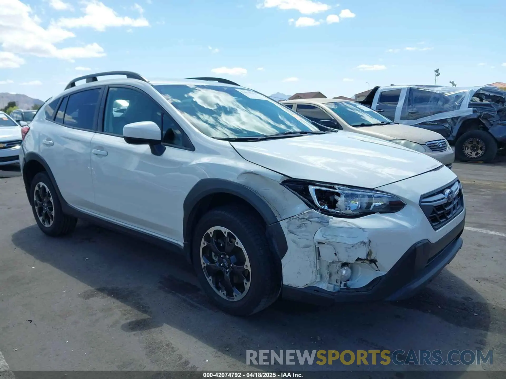 1 Photograph of a damaged car JF2GTAPC3N8201994 SUBARU CROSSTREK 2022