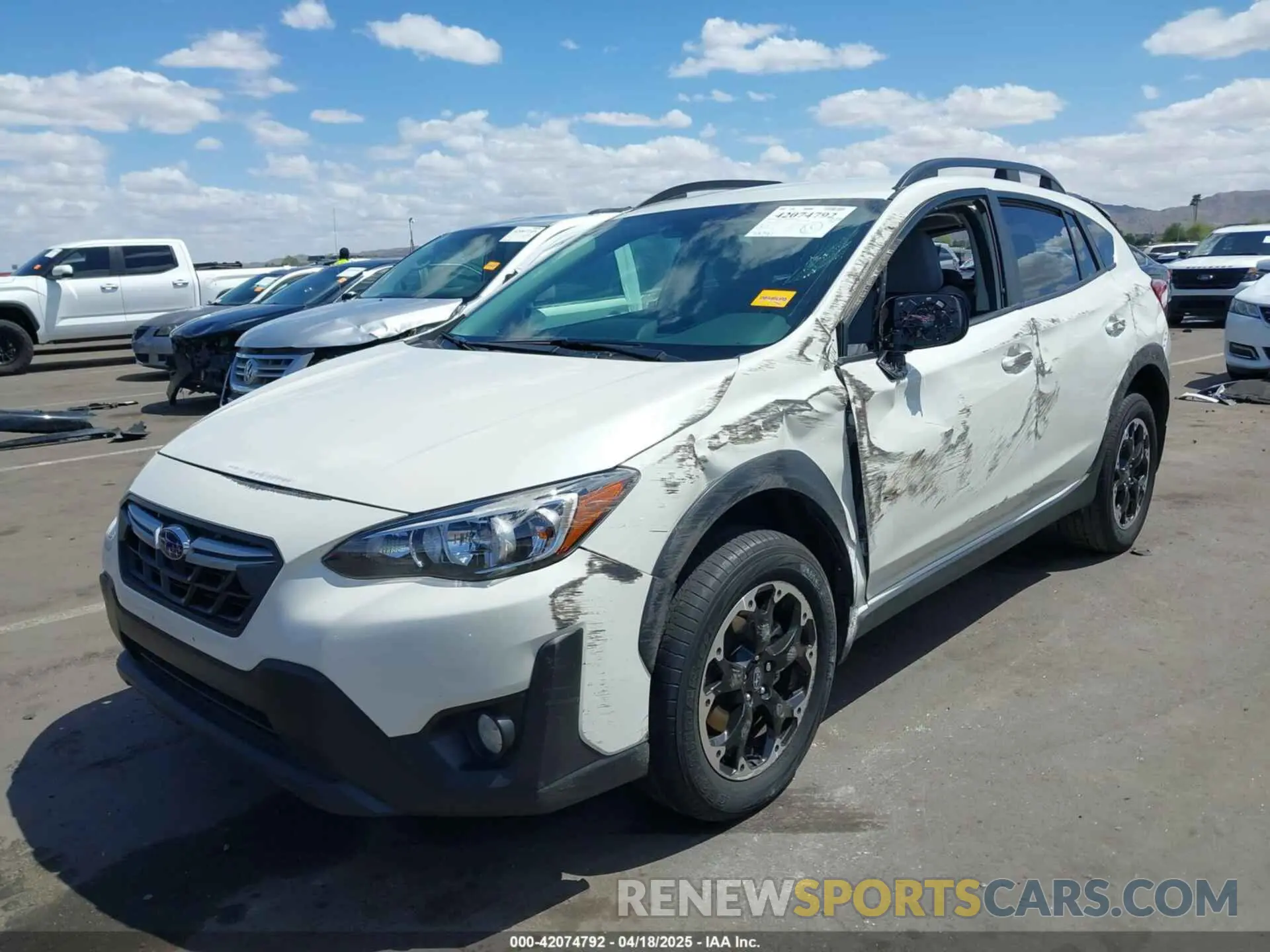 2 Photograph of a damaged car JF2GTAPC3N8201994 SUBARU CROSSTREK 2022