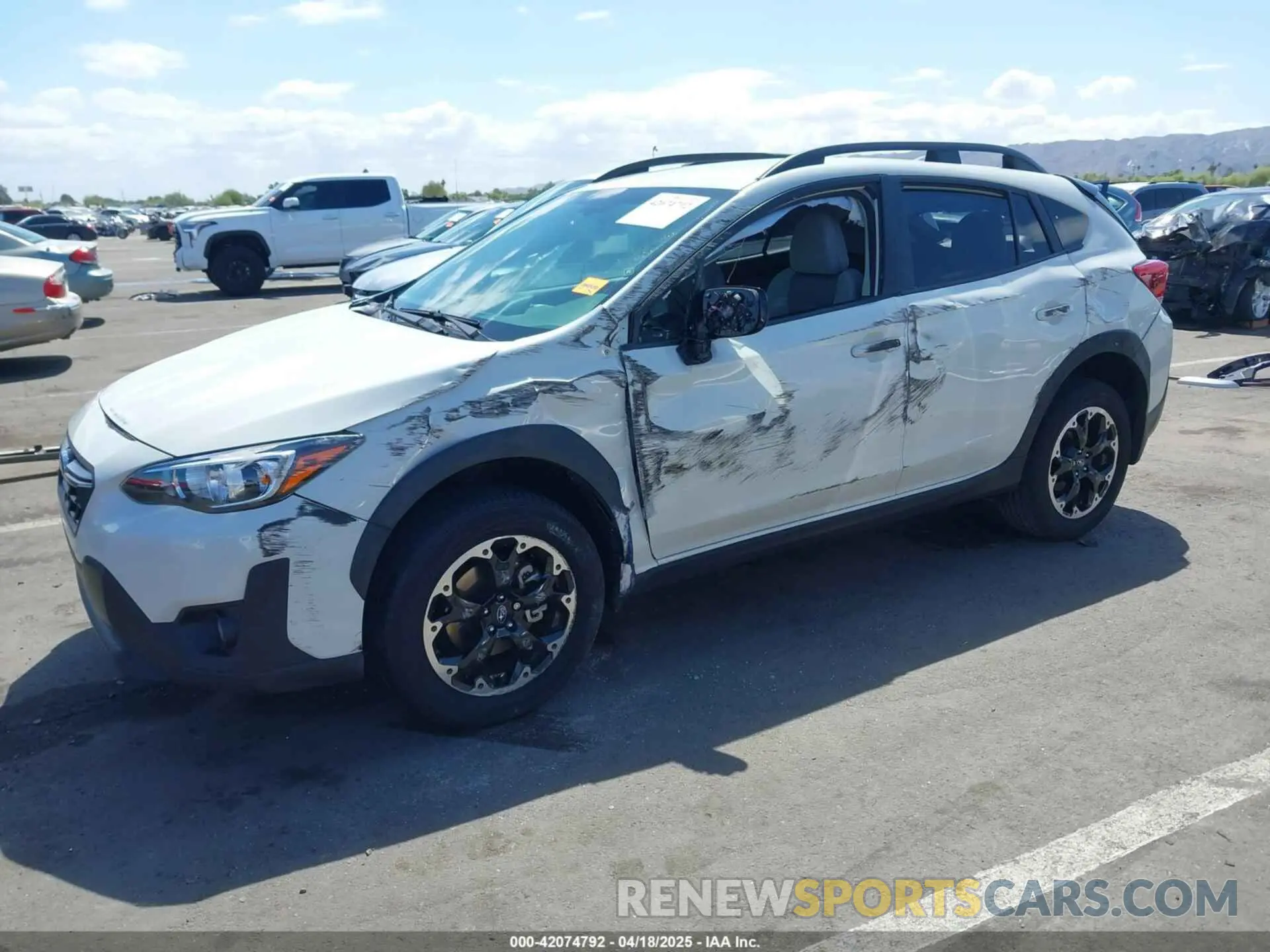 6 Photograph of a damaged car JF2GTAPC3N8201994 SUBARU CROSSTREK 2022