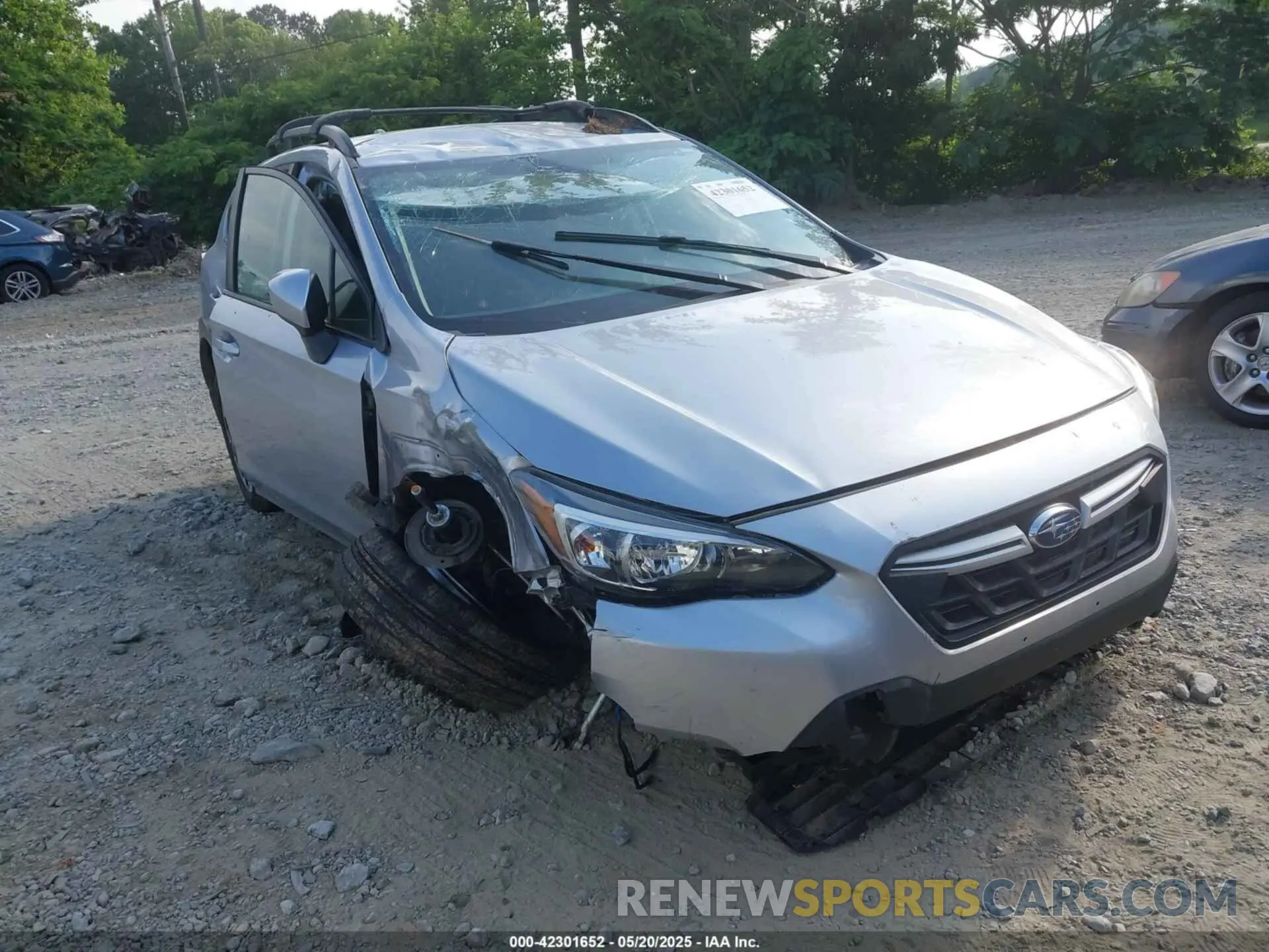 1 Photograph of a damaged car JF2GTAPCXN8239139 SUBARU CROSSTREK 2022