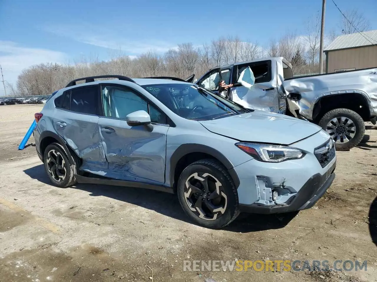 4 Photograph of a damaged car JF2GTHMC0N8212822 SUBARU CROSSTREK 2022