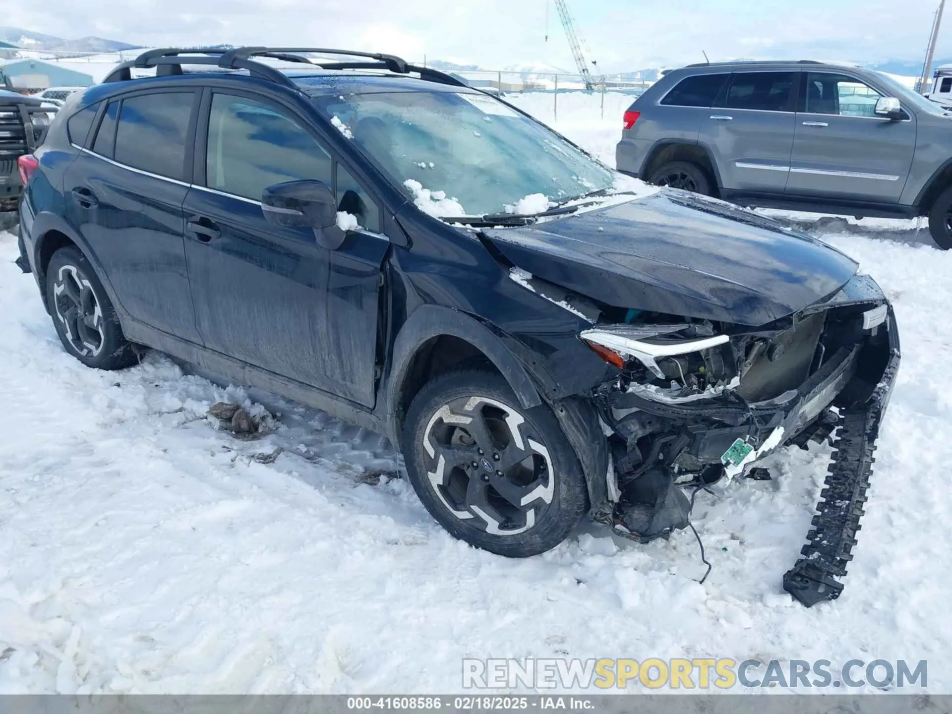 1 Photograph of a damaged car JF2GTHMC1N8235624 SUBARU CROSSTREK 2022