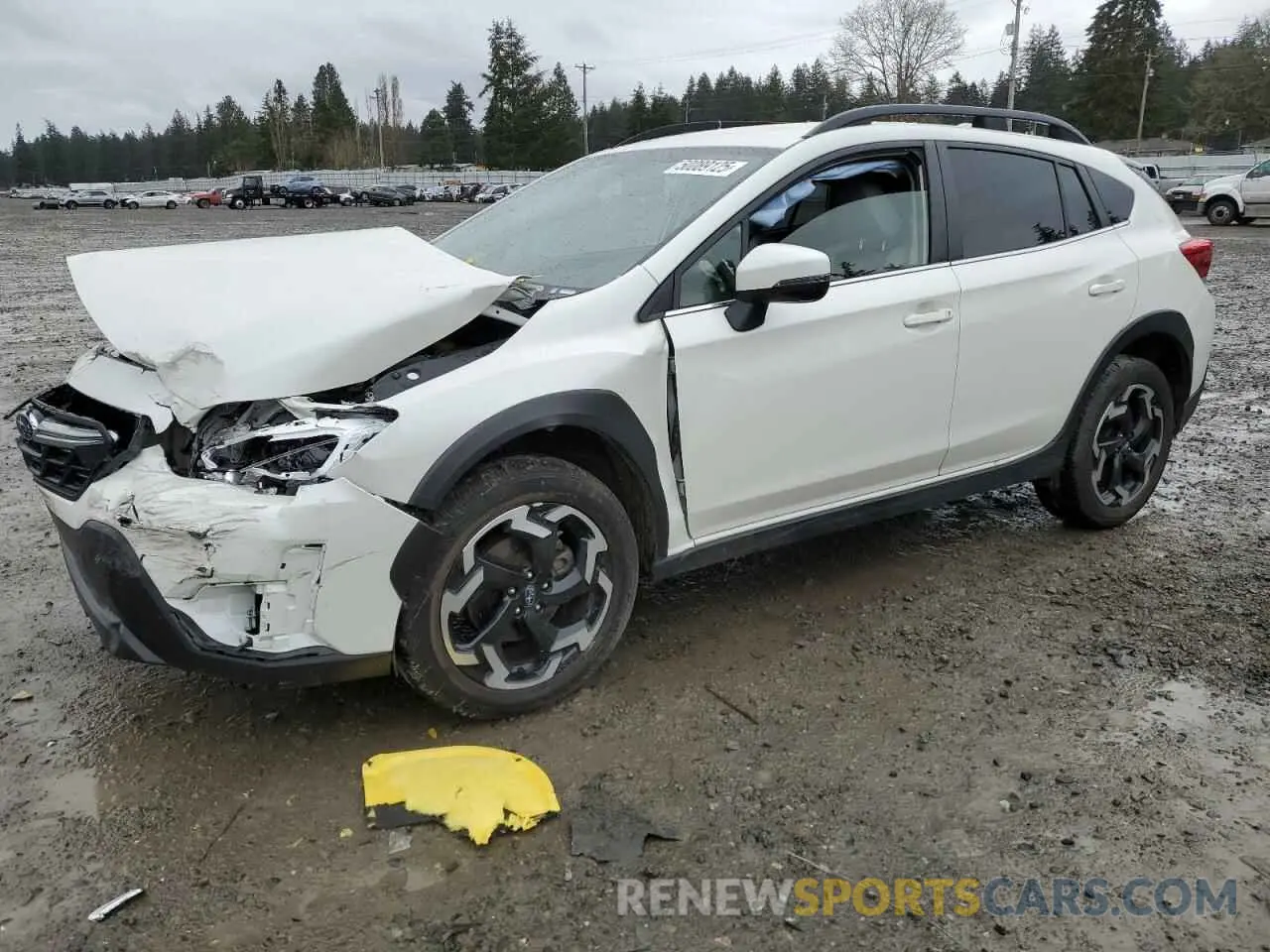 1 Photograph of a damaged car JF2GTHMC1N8278814 SUBARU CROSSTREK 2022