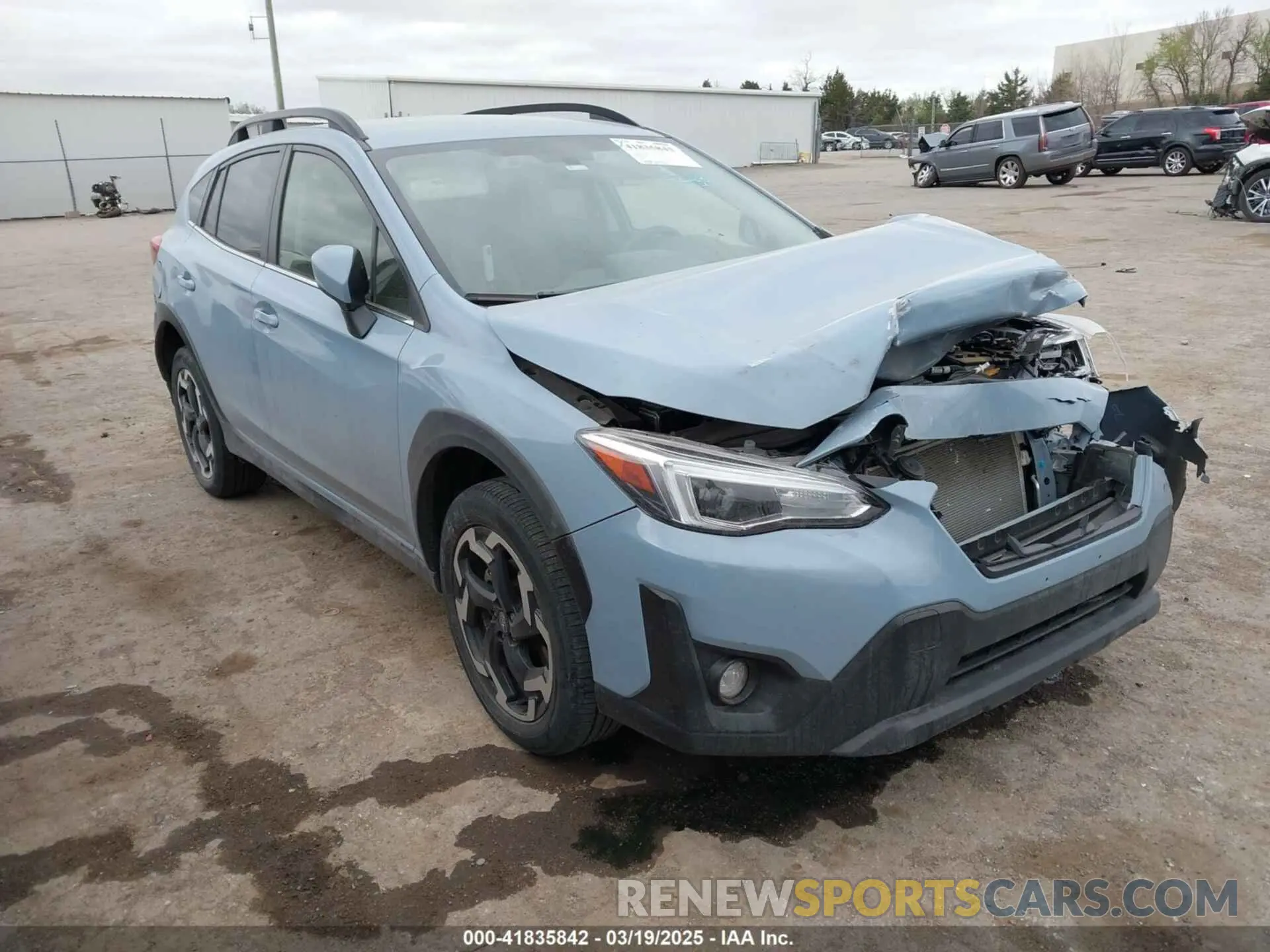 1 Photograph of a damaged car JF2GTHMC2N8258247 SUBARU CROSSTREK 2022