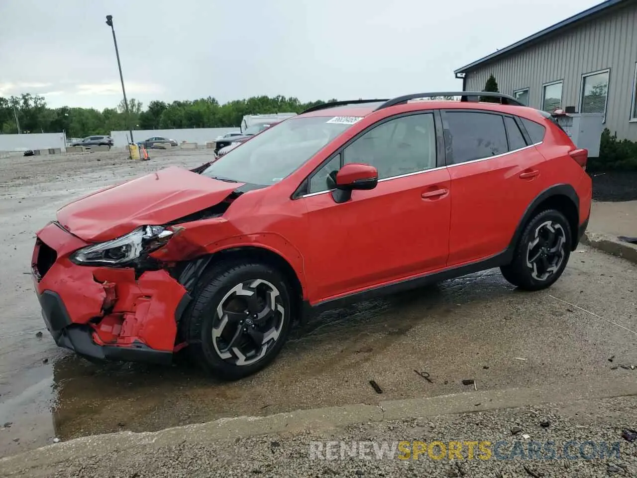 1 Photograph of a damaged car JF2GTHMC8NH204550 SUBARU CROSSTREK 2022