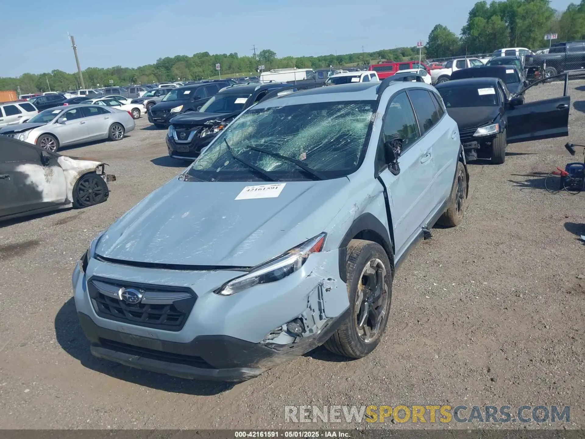 2 Photograph of a damaged car JF2GTHMC9N8200779 SUBARU CROSSTREK 2022