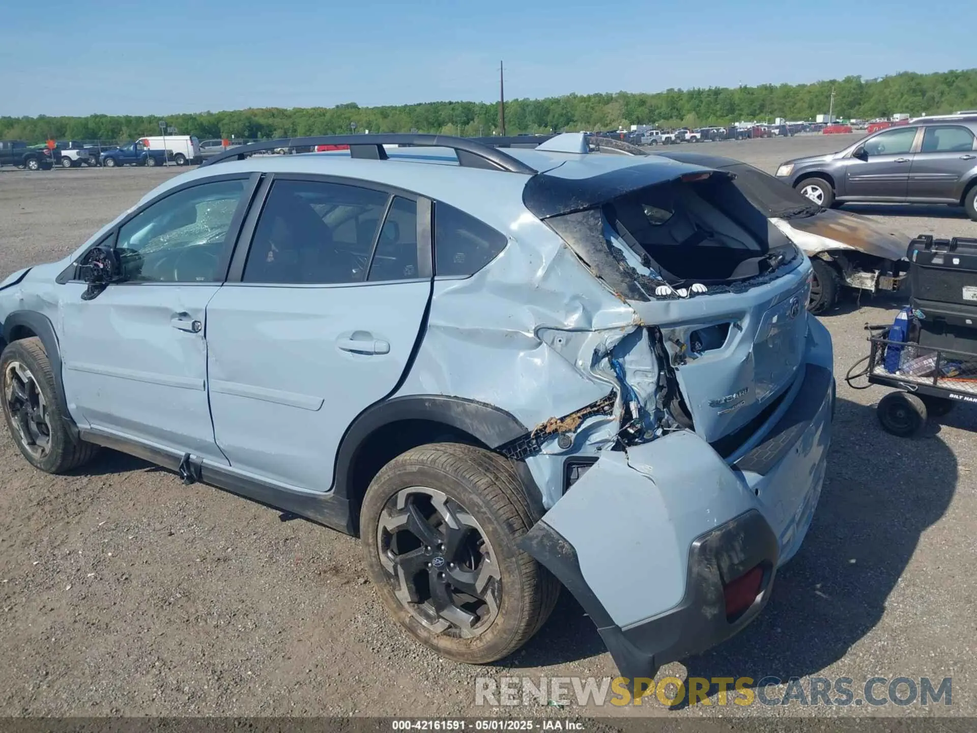 3 Photograph of a damaged car JF2GTHMC9N8200779 SUBARU CROSSTREK 2022