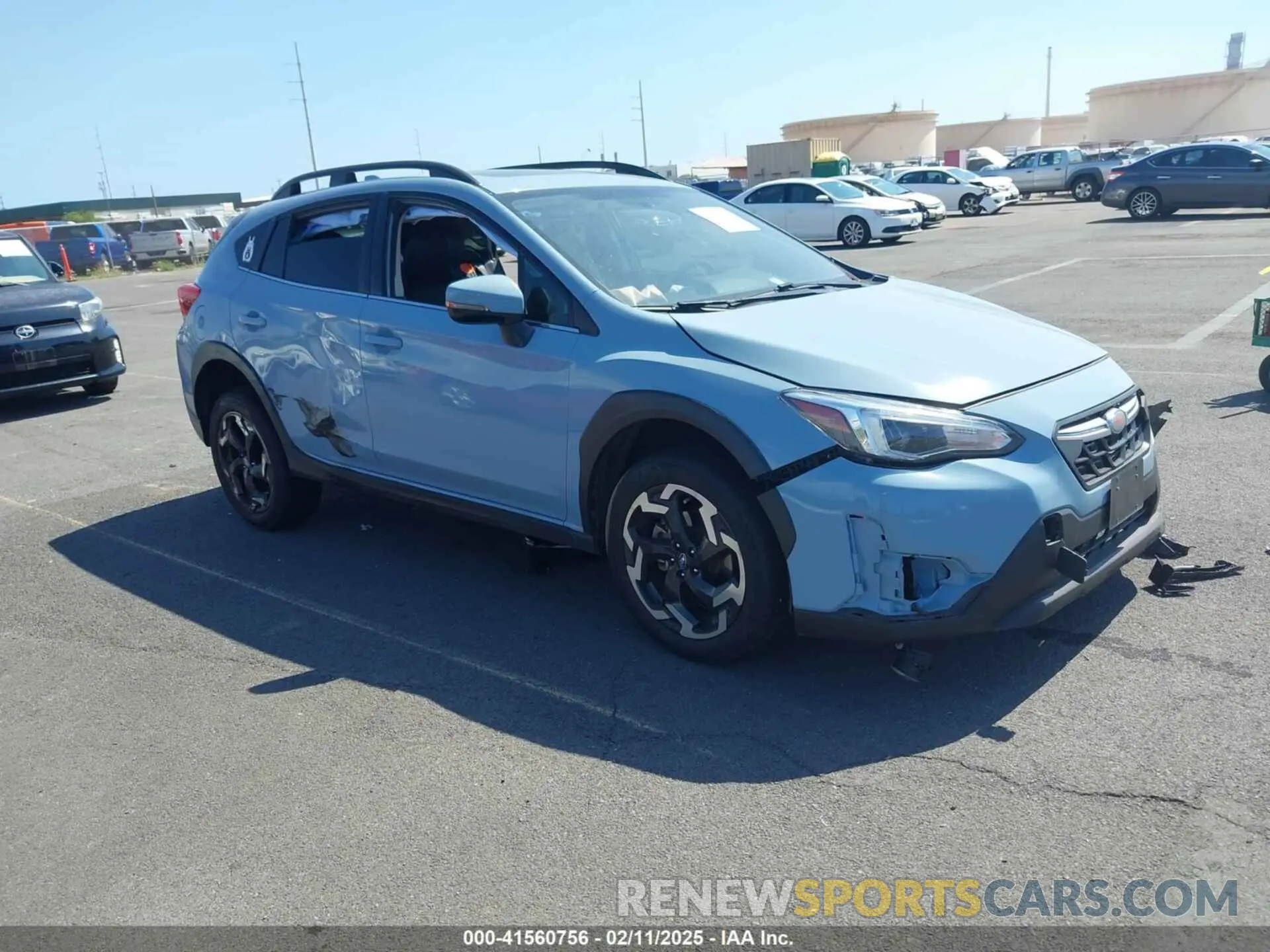 1 Photograph of a damaged car JF2GTHMC9N8217002 SUBARU CROSSTREK 2022