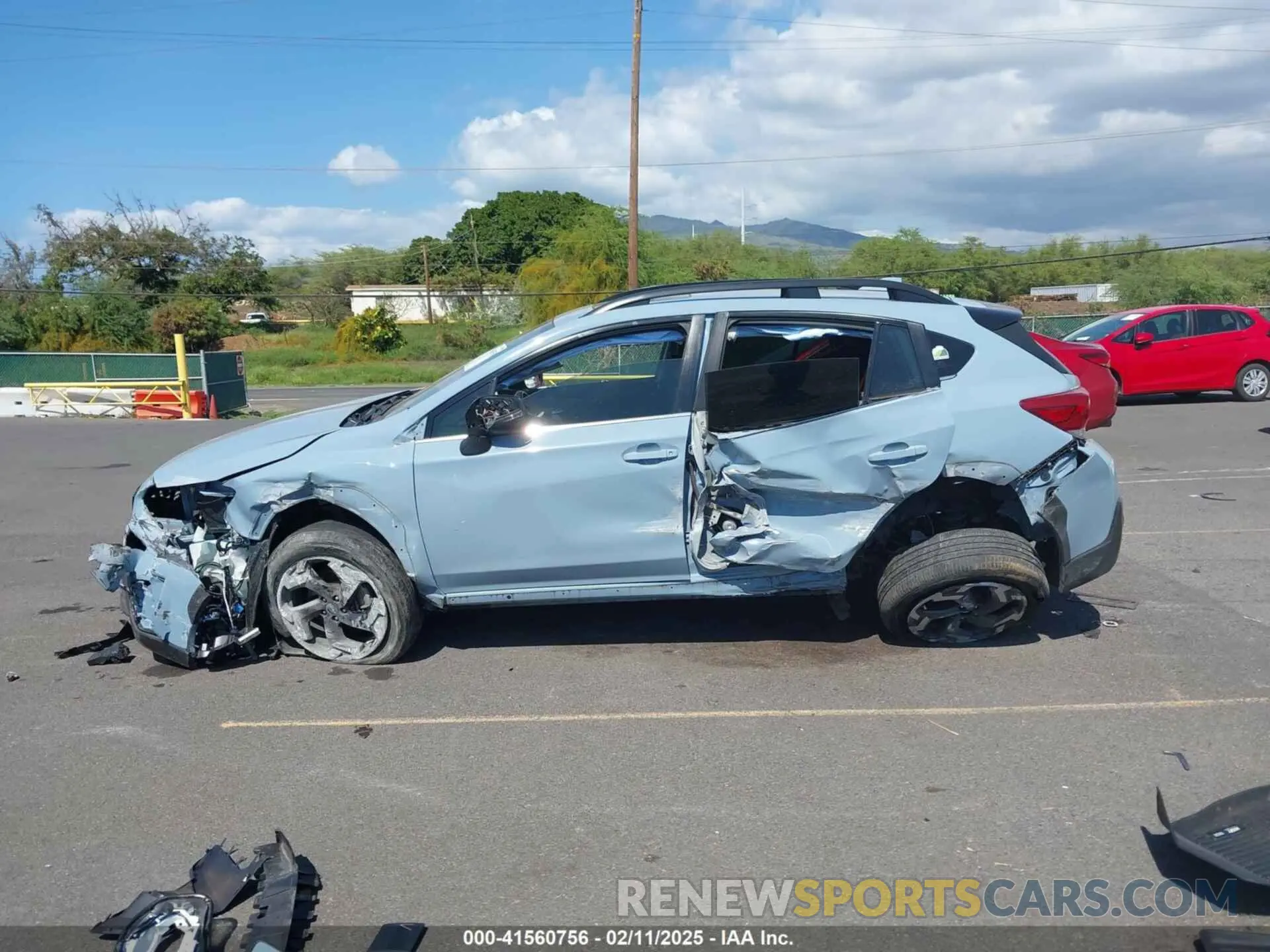 14 Photograph of a damaged car JF2GTHMC9N8217002 SUBARU CROSSTREK 2022