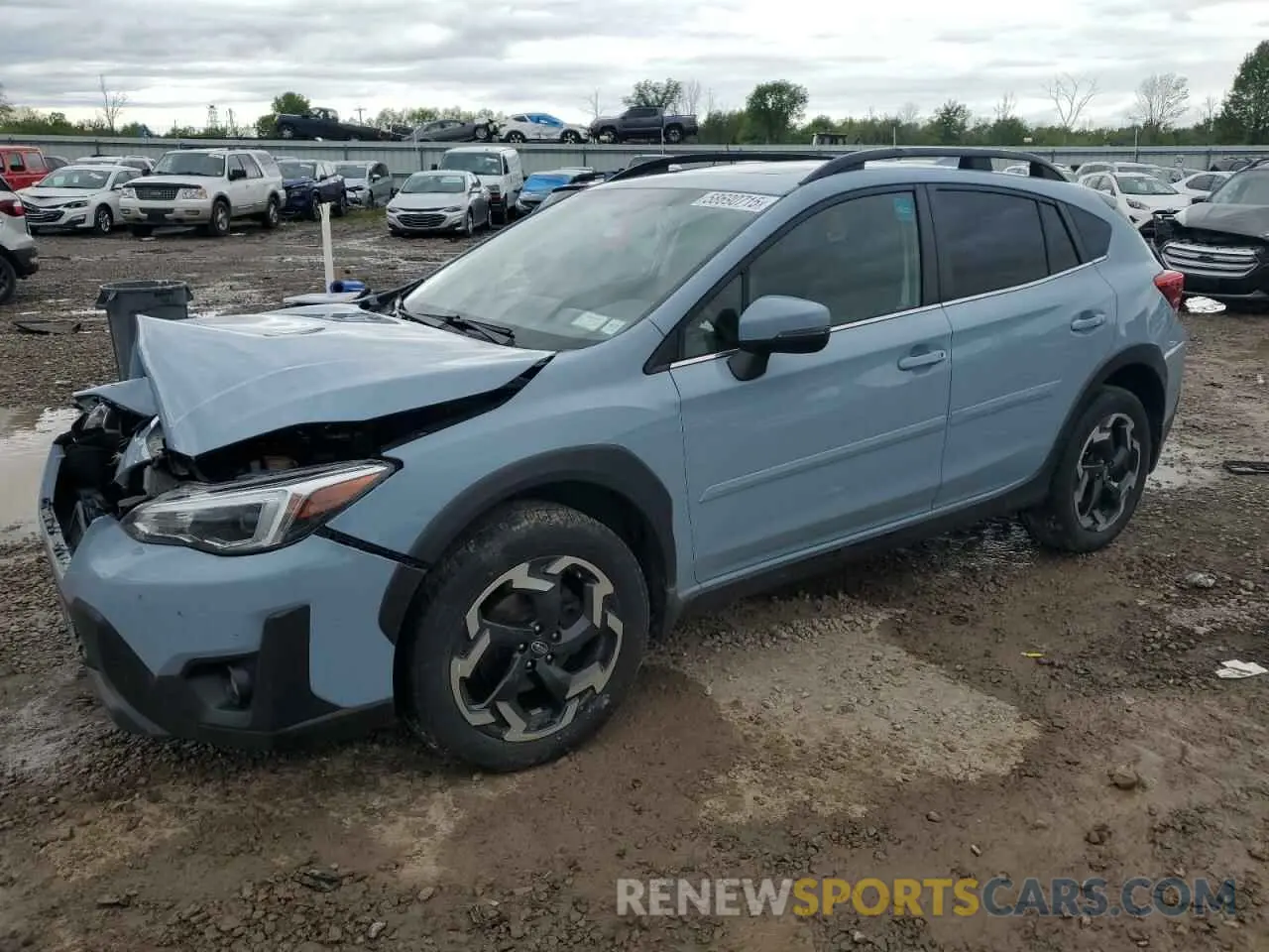 1 Photograph of a damaged car JF2GTHNC2NH214179 SUBARU CROSSTREK 2022