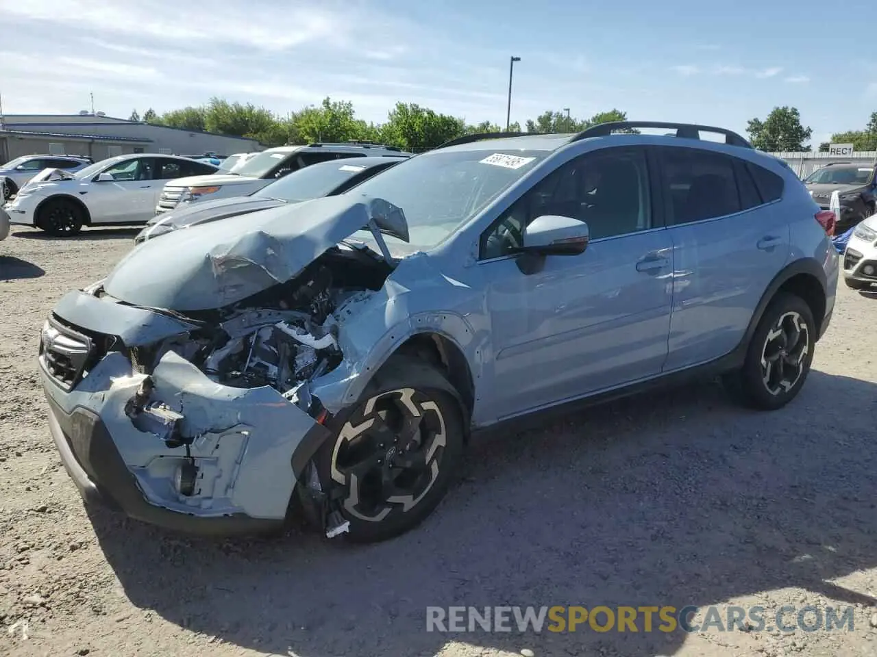 1 Photograph of a damaged car JF2GTHNC2NH280232 SUBARU CROSSTREK 2022