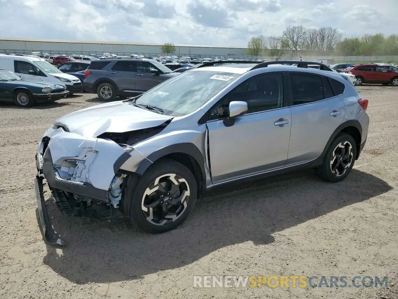 1 Photograph of a damaged car JF2GTHNC7NH274359 SUBARU CROSSTREK 2022