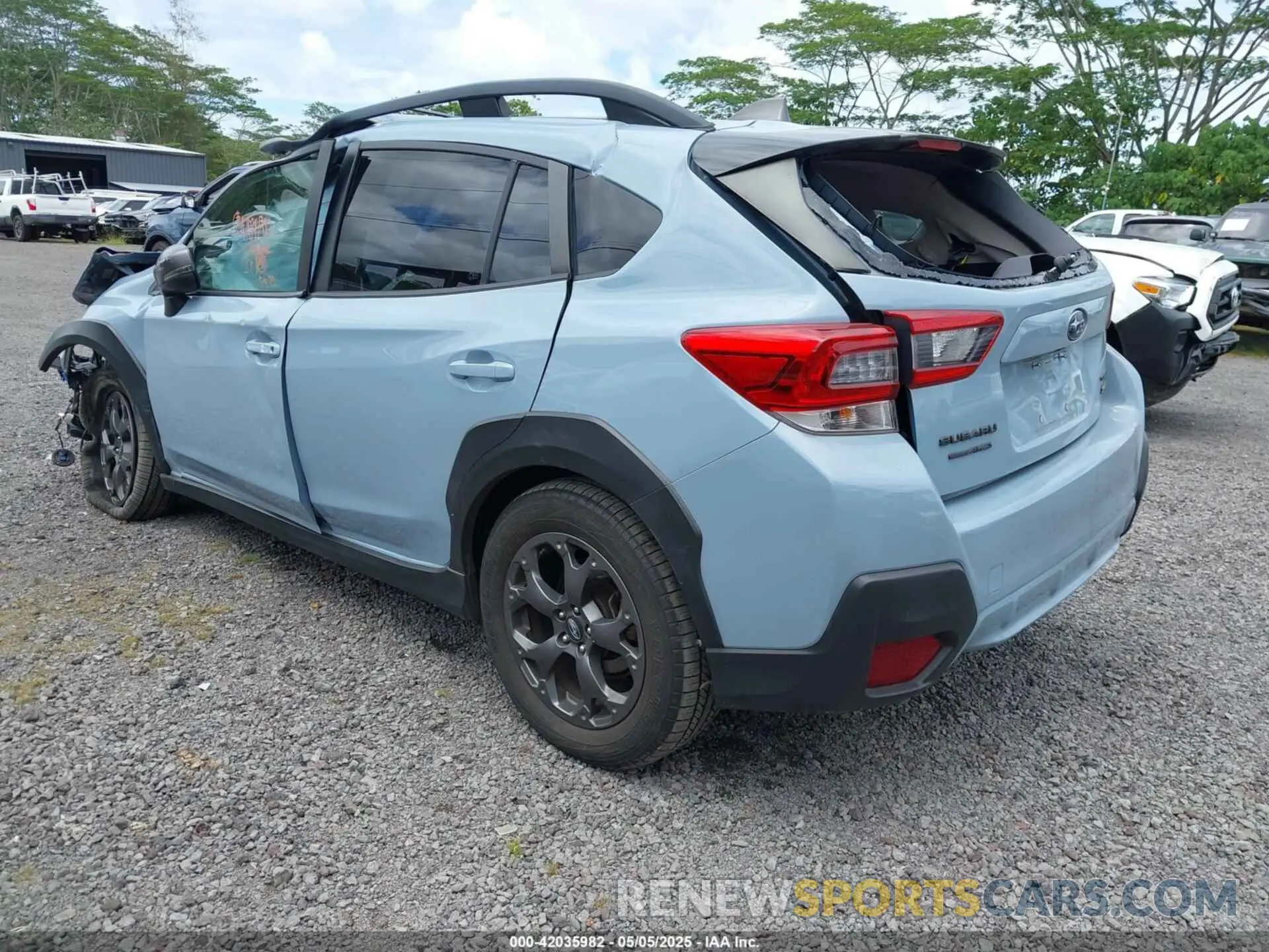 3 Photograph of a damaged car JF2GTHRC3NH273882 SUBARU CROSSTREK 2022