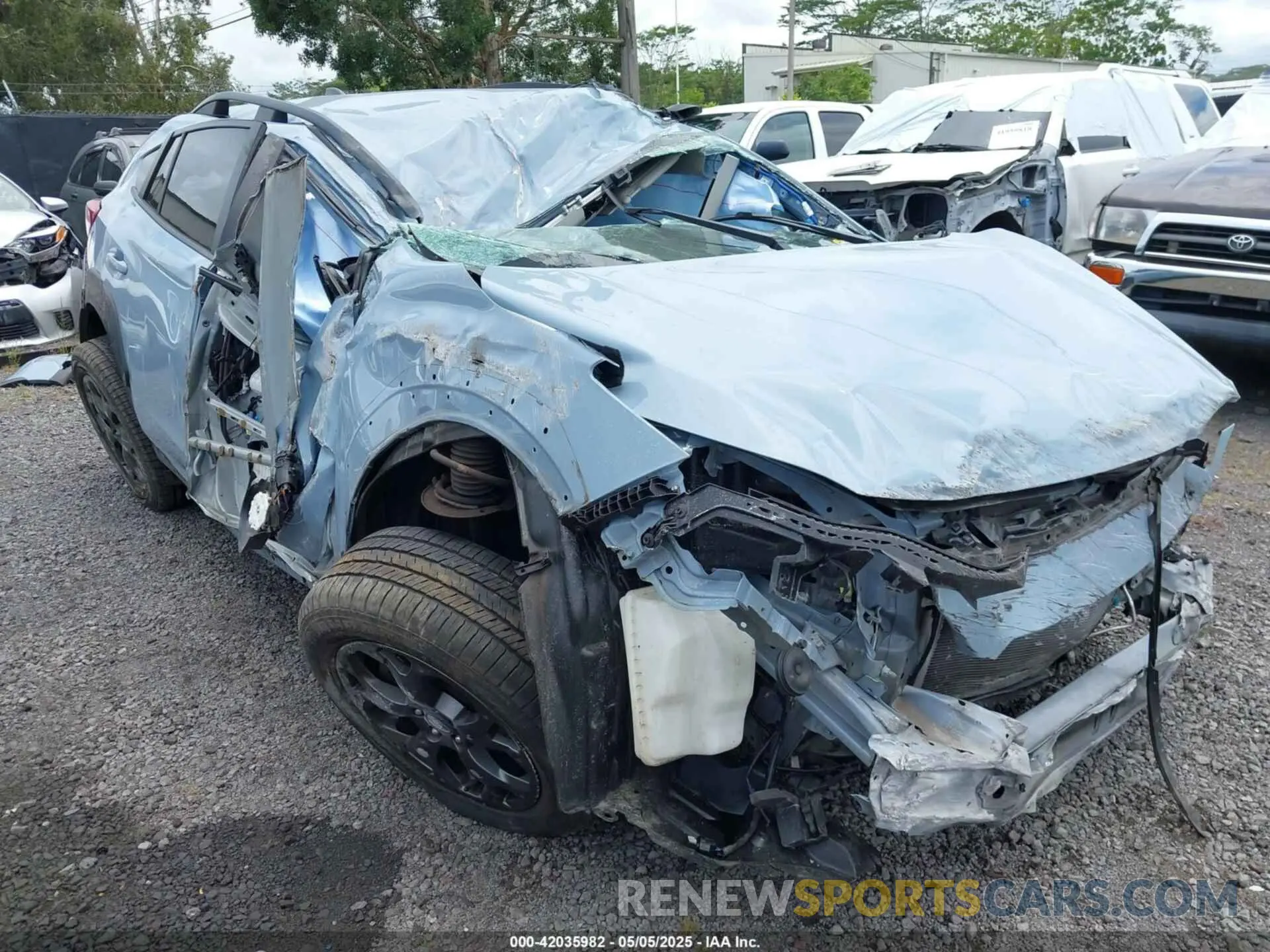 6 Photograph of a damaged car JF2GTHRC3NH273882 SUBARU CROSSTREK 2022