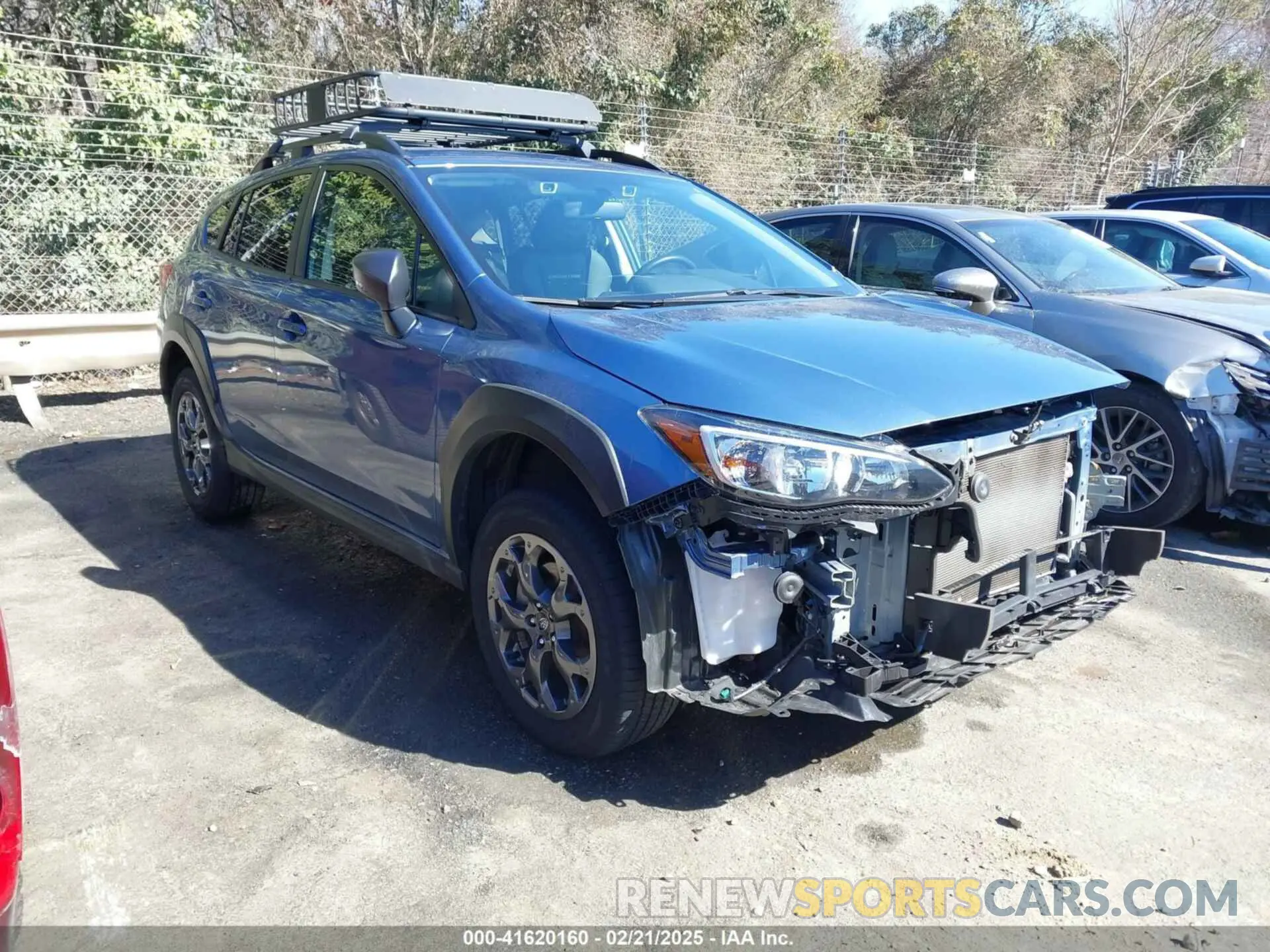 1 Photograph of a damaged car JF2GTHRC4NH252958 SUBARU CROSSTREK 2022