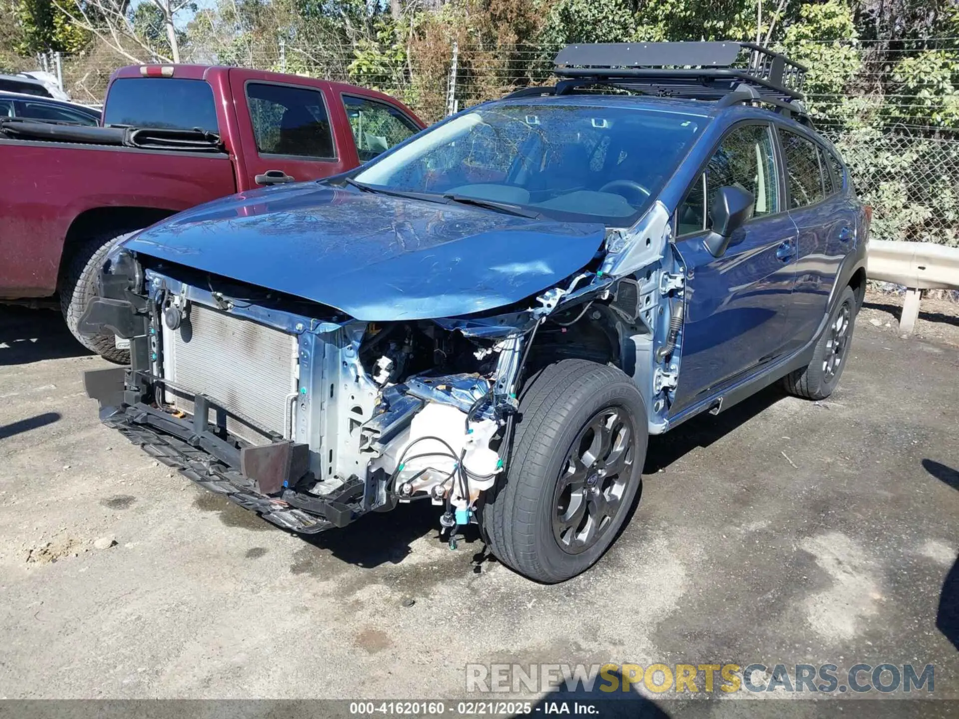 2 Photograph of a damaged car JF2GTHRC4NH252958 SUBARU CROSSTREK 2022