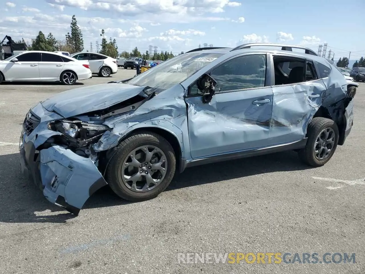 1 Photograph of a damaged car JF2GTHSC0NH219787 SUBARU CROSSTREK 2022
