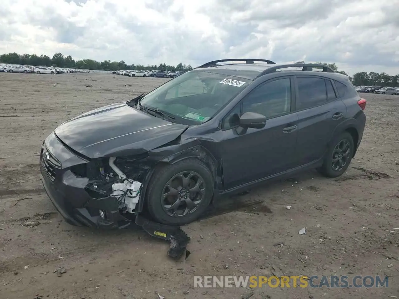 1 Photograph of a damaged car JF2GTHSC2NH222223 SUBARU CROSSTREK 2022