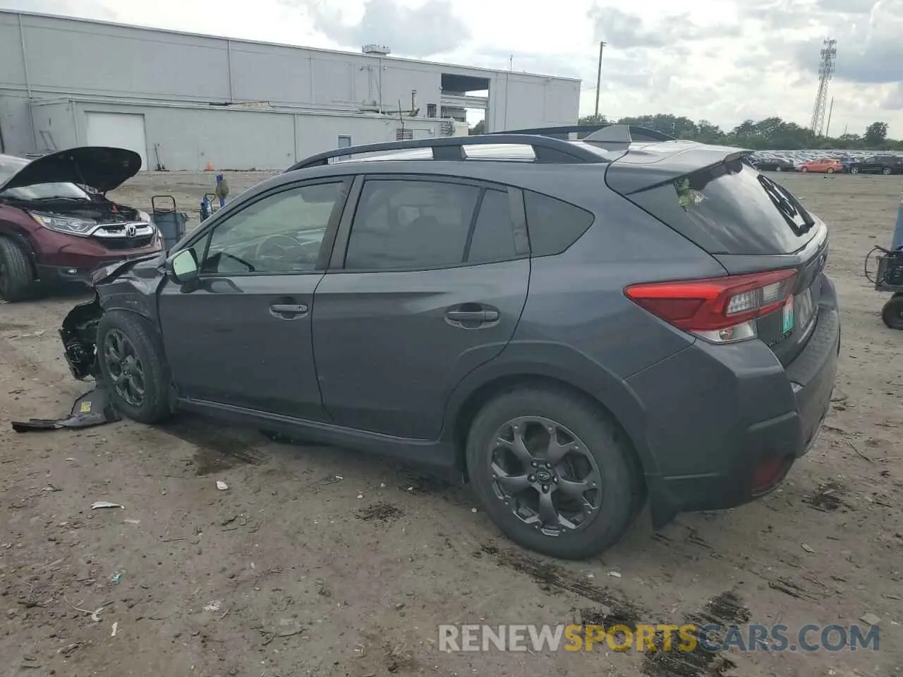 2 Photograph of a damaged car JF2GTHSC2NH222223 SUBARU CROSSTREK 2022