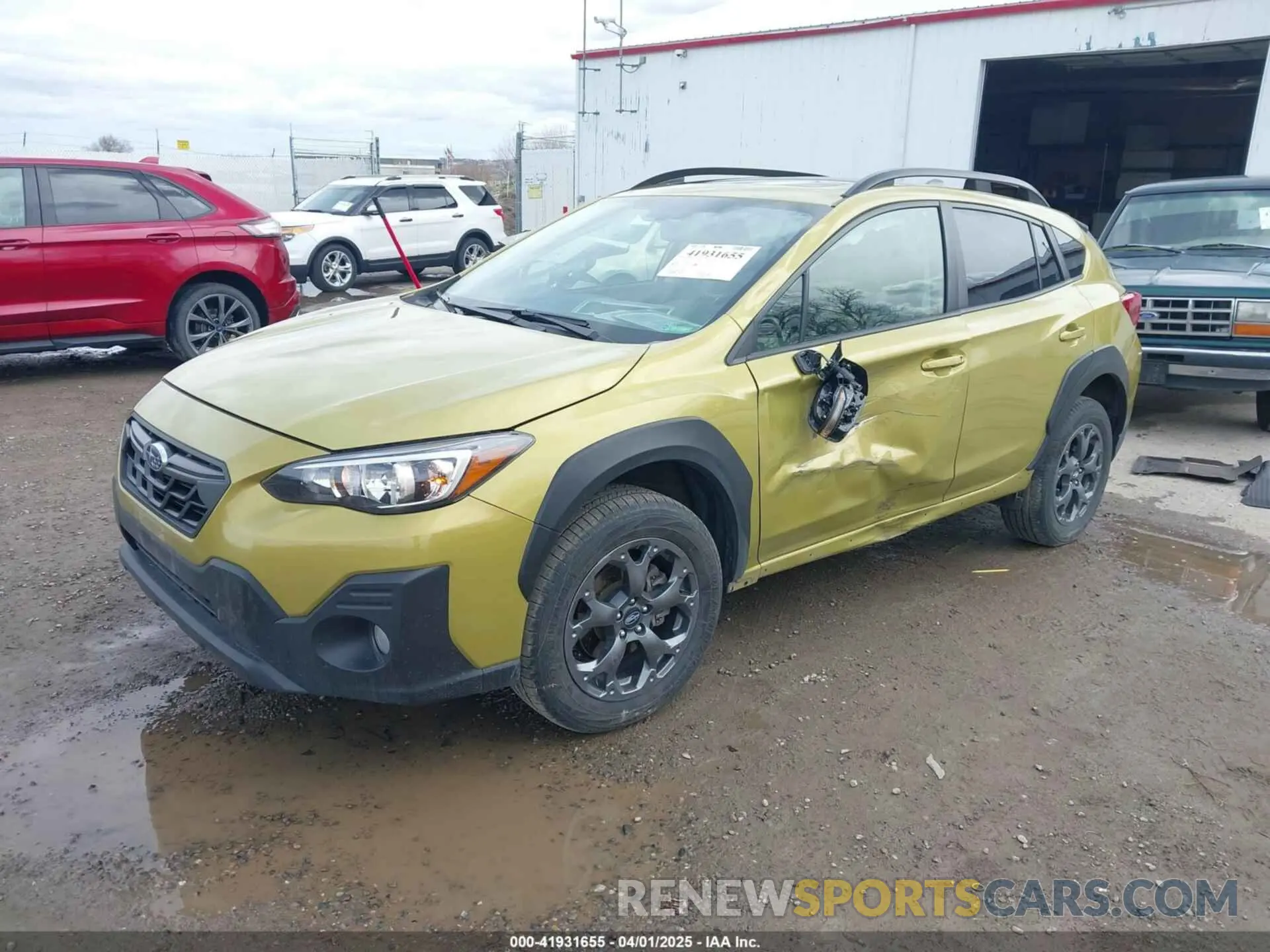 2 Photograph of a damaged car JF2GTHSC2NH254928 SUBARU CROSSTREK 2022