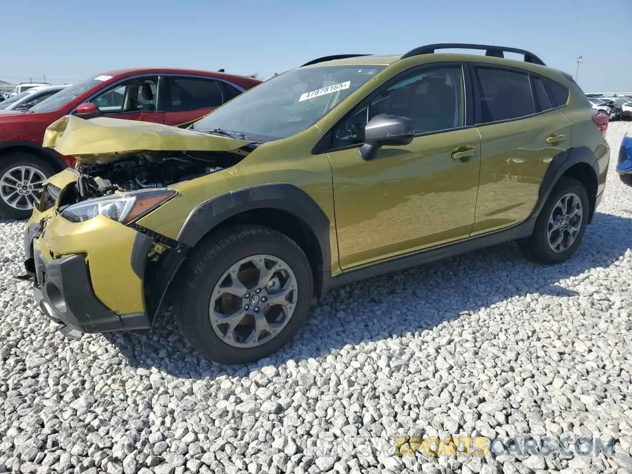 1 Photograph of a damaged car JF2GTHSC4NH255515 SUBARU CROSSTREK 2022