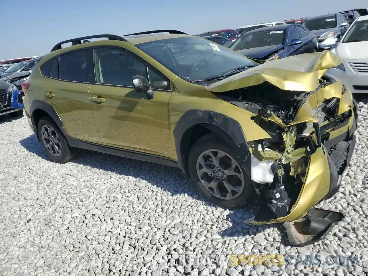 4 Photograph of a damaged car JF2GTHSC4NH255515 SUBARU CROSSTREK 2022