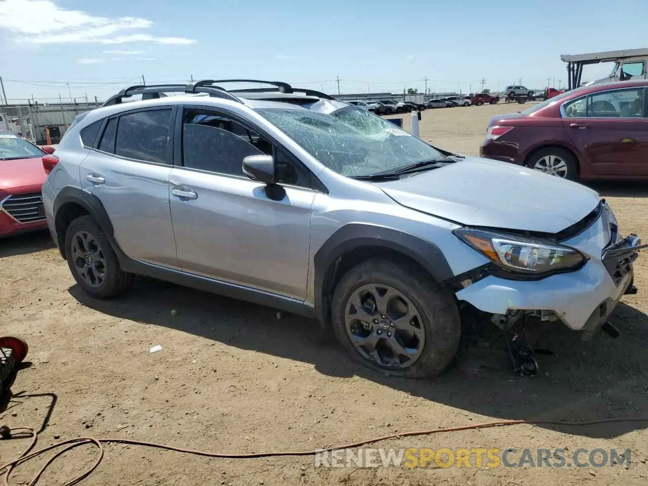 4 Photograph of a damaged car JF2GTHSC6NH286524 SUBARU CROSSTREK 2022