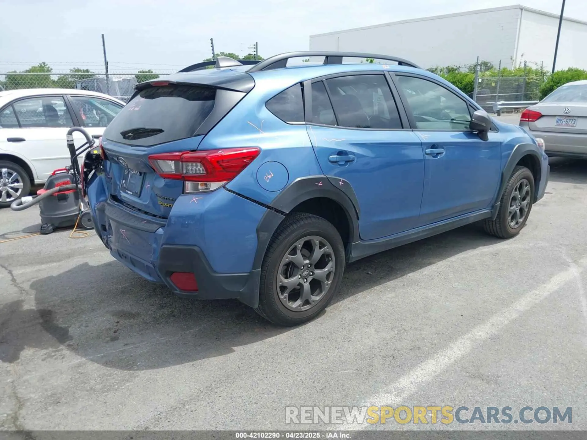 4 Photograph of a damaged car JF2GTHSC9NH265506 SUBARU CROSSTREK 2022