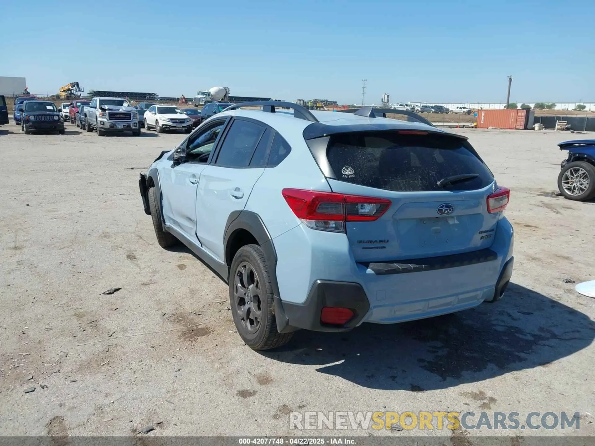 3 Photograph of a damaged car JF2GTHSCXNH260430 SUBARU CROSSTREK 2022