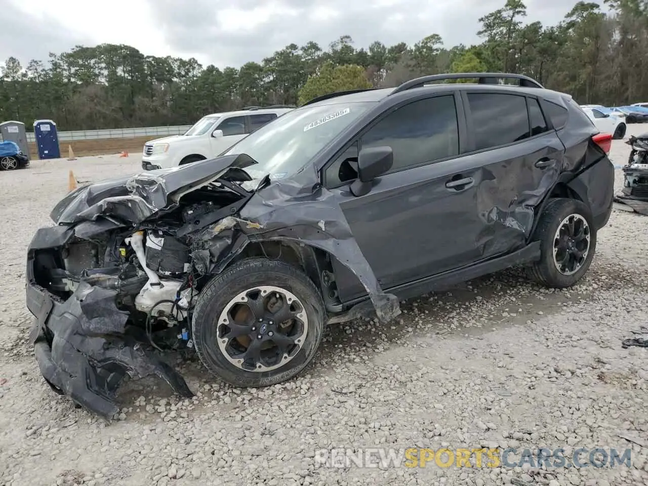 1 Photograph of a damaged car JF2GTABC0P8287405 SUBARU CROSSTREK 2023