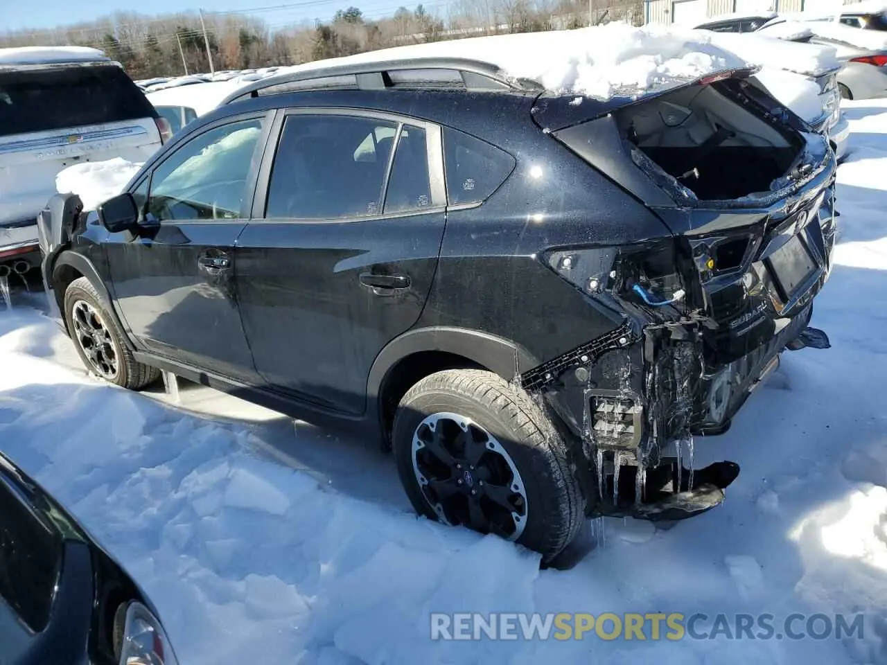 2 Photograph of a damaged car JF2GTABC9P8303407 SUBARU CROSSTREK 2023