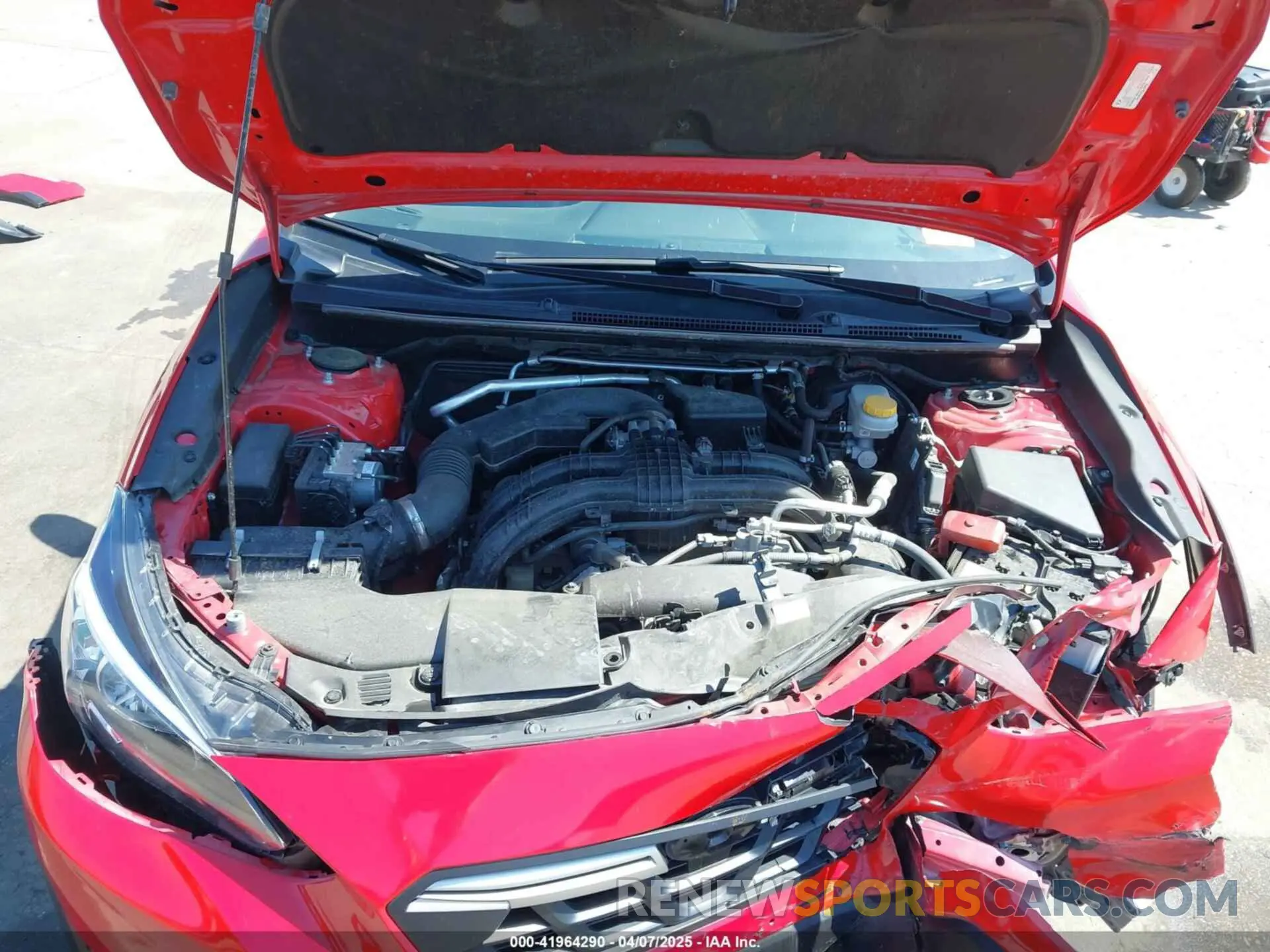 10 Photograph of a damaged car JF2GTACC7PG207022 SUBARU CROSSTREK 2023