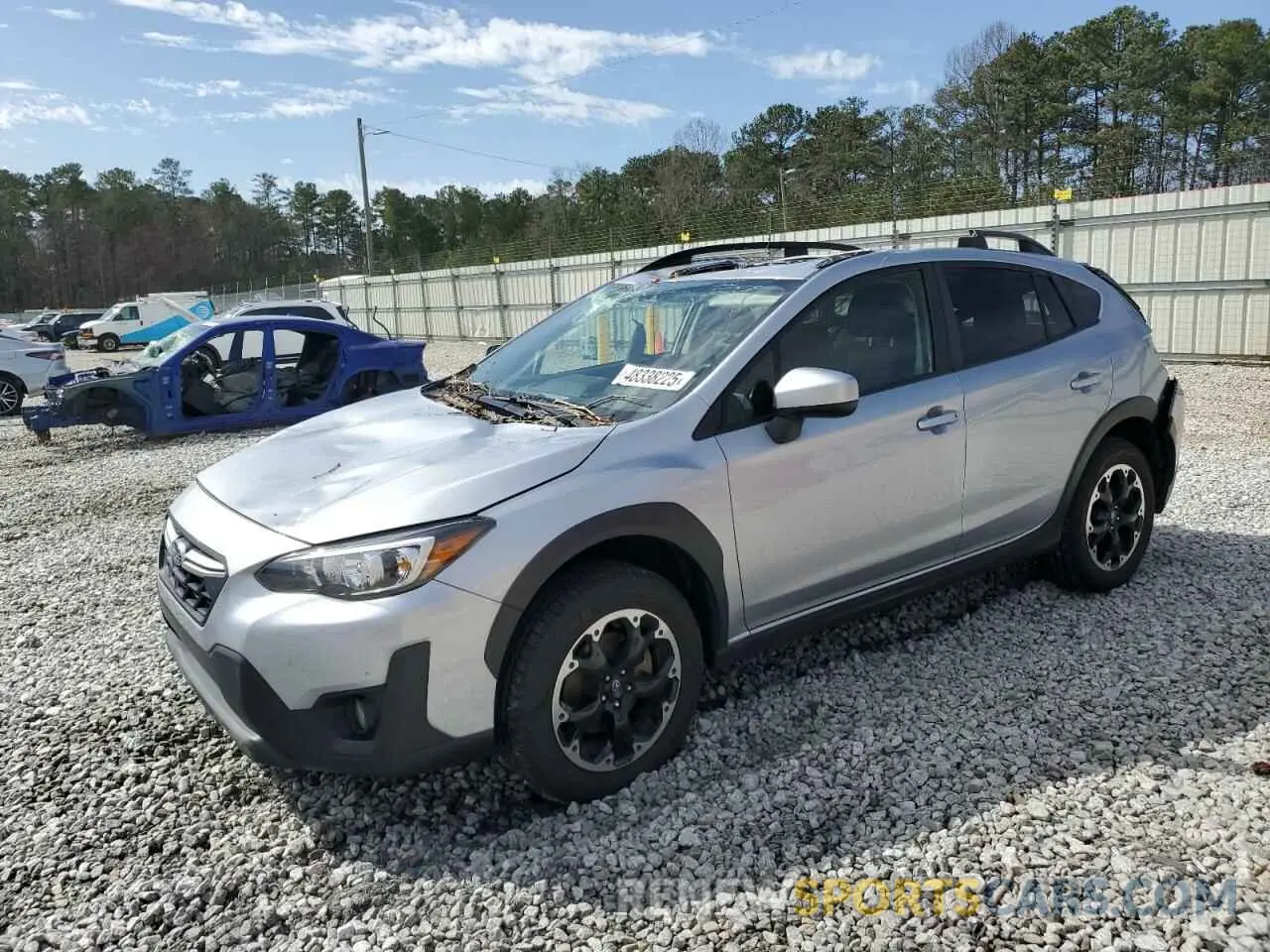 1 Photograph of a damaged car JF2GTAEC3PH214122 SUBARU CROSSTREK 2023