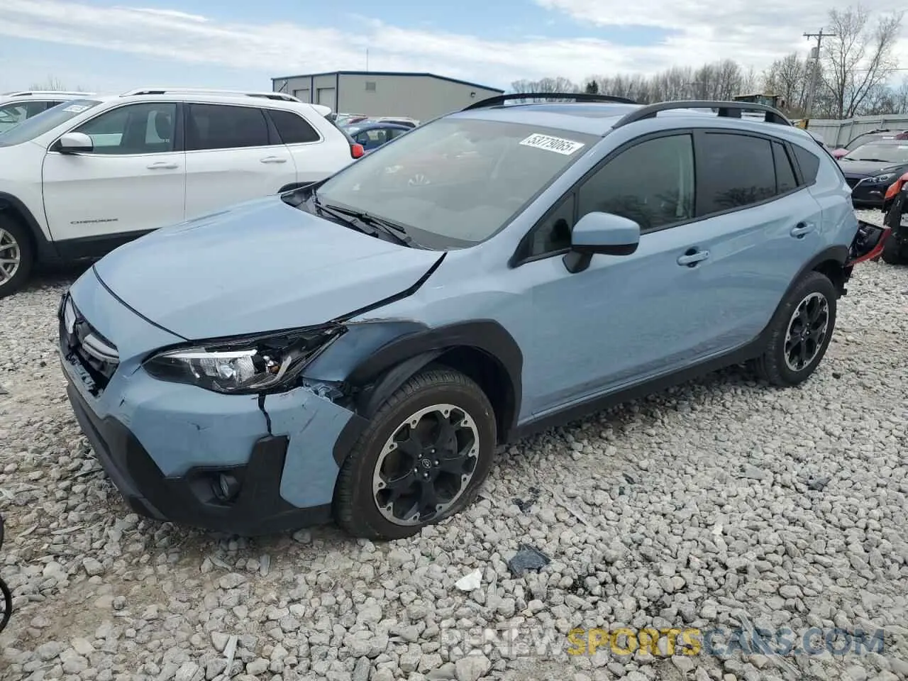 1 Photograph of a damaged car JF2GTAEC4PH212007 SUBARU CROSSTREK 2023