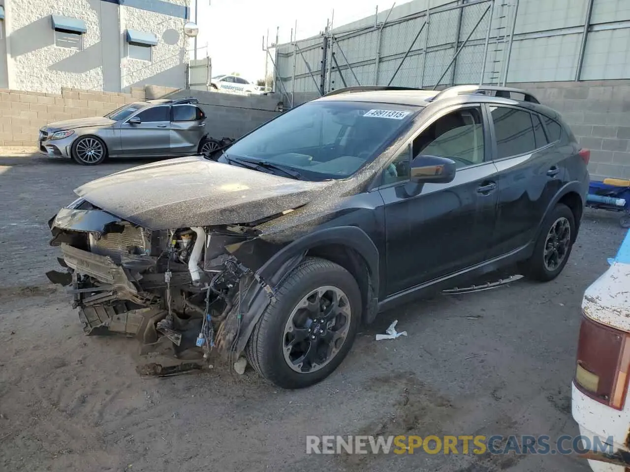 1 Photograph of a damaged car JF2GTAEC4PH214050 SUBARU CROSSTREK 2023