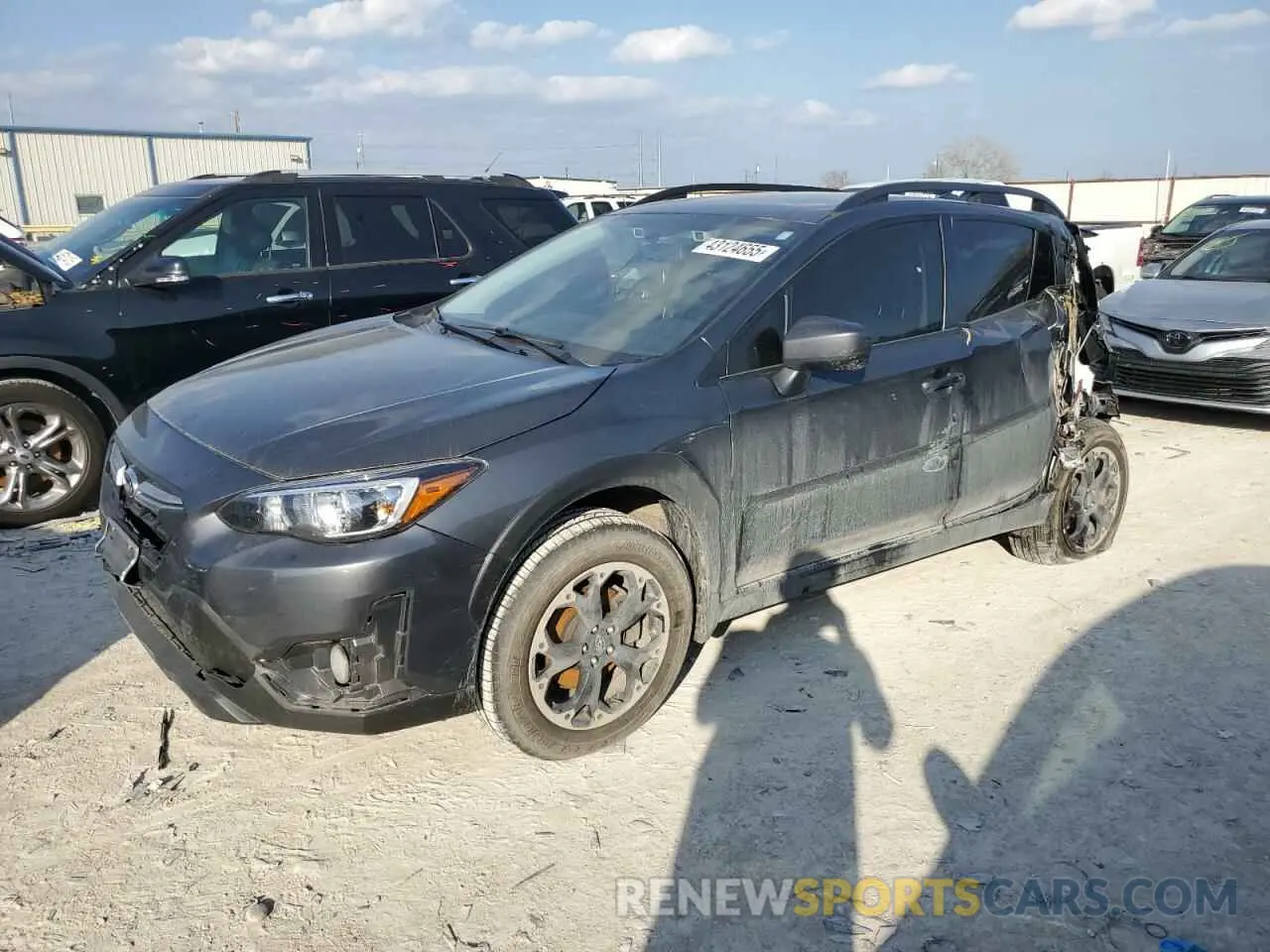 1 Photograph of a damaged car JF2GTAEC5P8303464 SUBARU CROSSTREK 2023