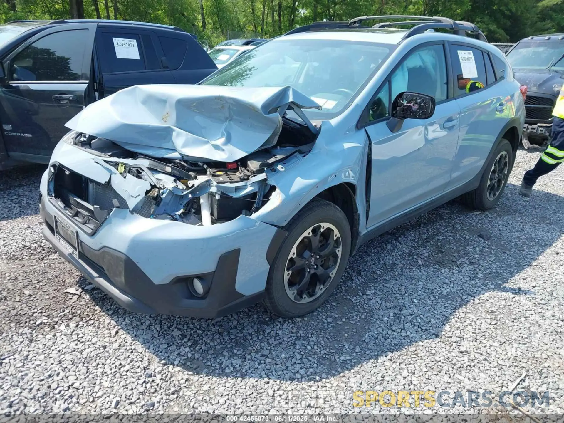 2 Photograph of a damaged car JF2GTAEC6PH307748 SUBARU CROSSTREK 2023
