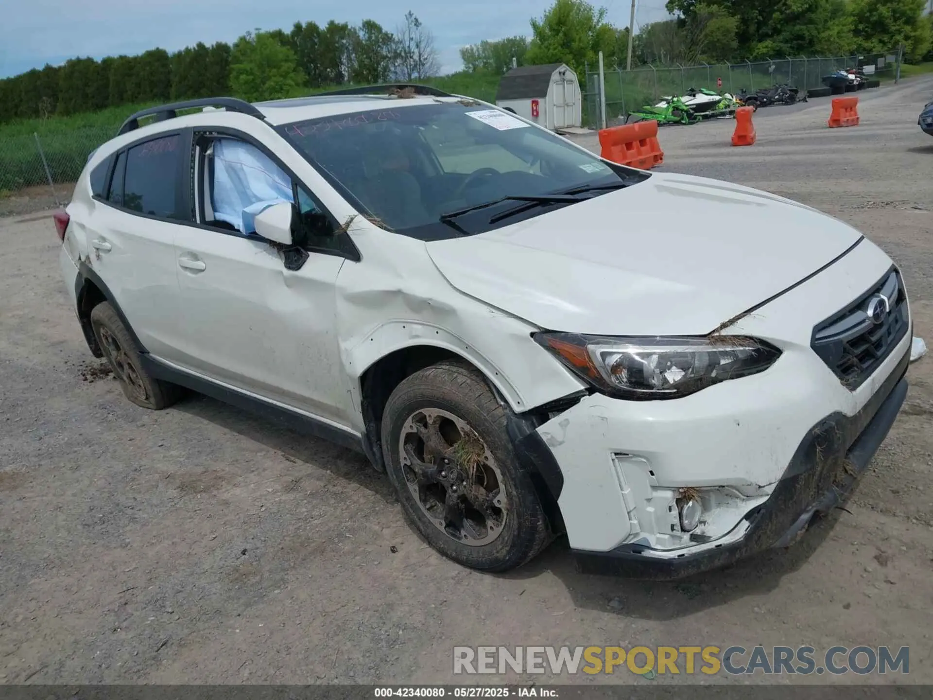 1 Photograph of a damaged car JF2GTAEC7PH251917 SUBARU CROSSTREK 2023