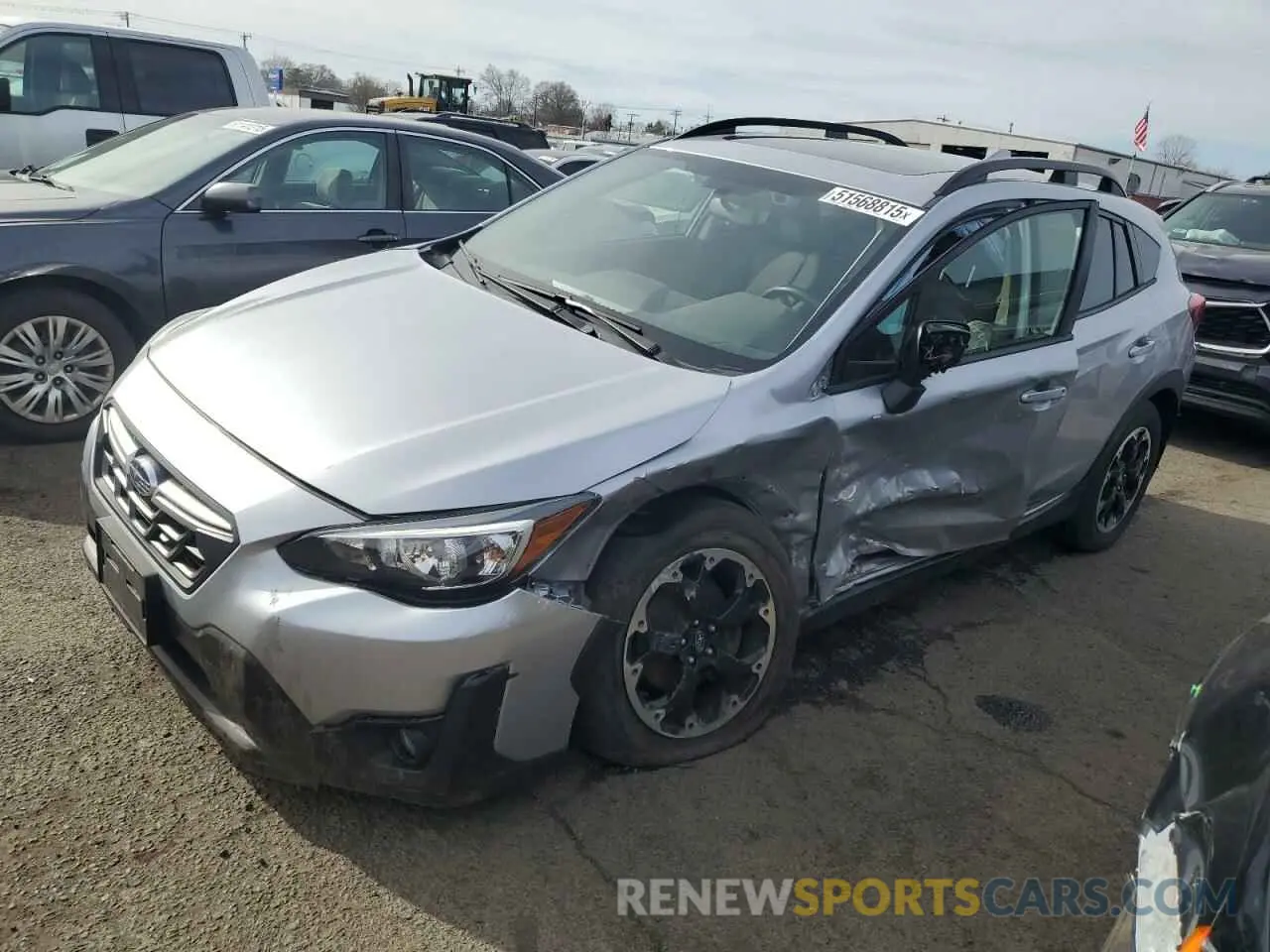 1 Photograph of a damaged car JF2GTAECXPH206034 SUBARU CROSSTREK 2023