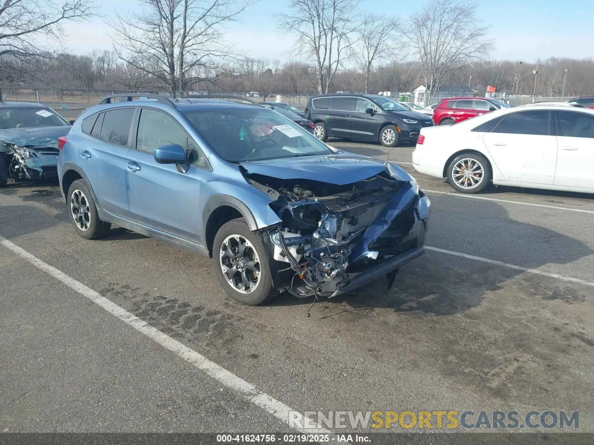 1 Photograph of a damaged car JF2GTAECXPH318882 SUBARU CROSSTREK 2023