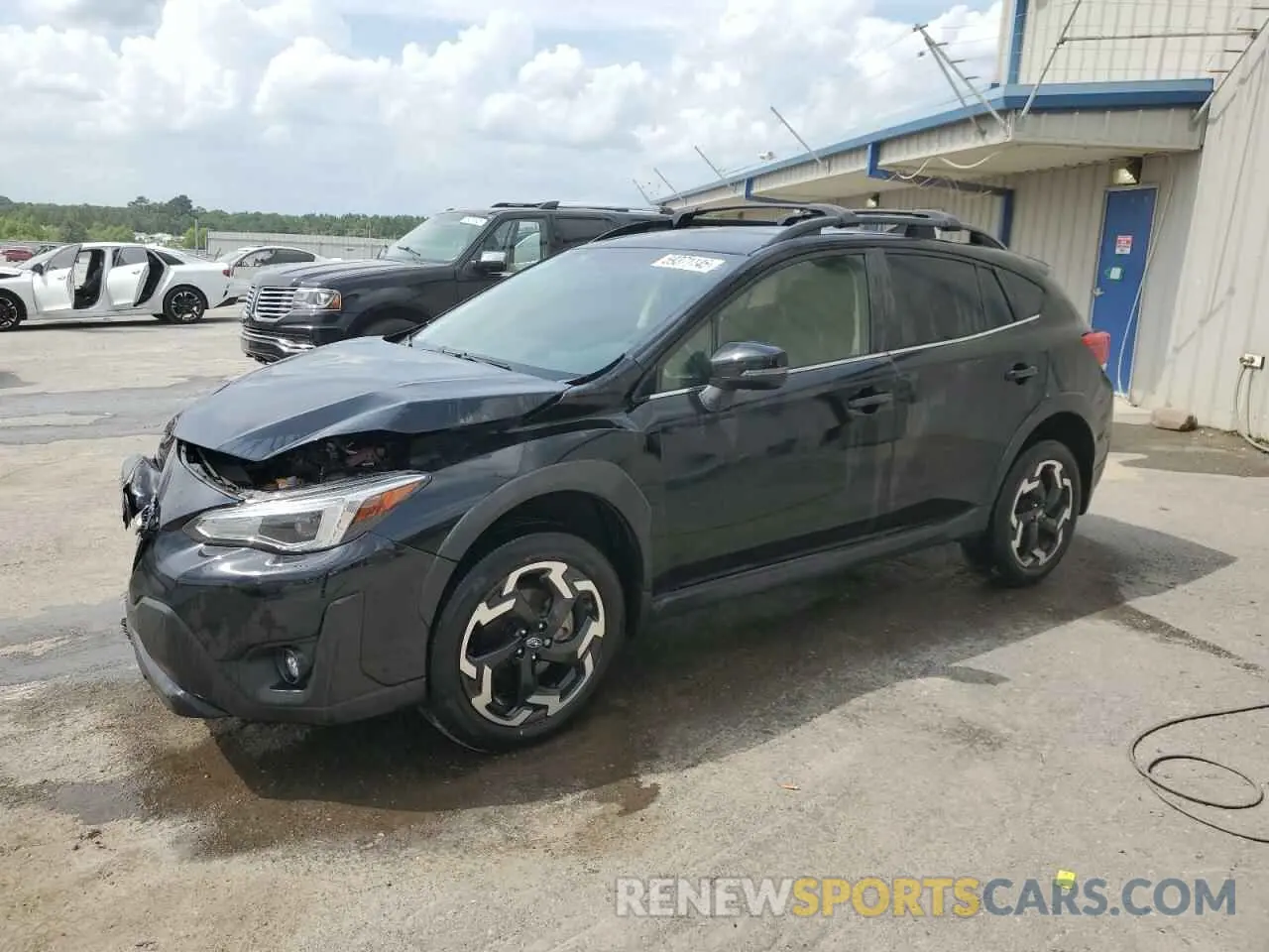 1 Photograph of a damaged car JF2GTHMC3PH275240 SUBARU CROSSTREK 2023