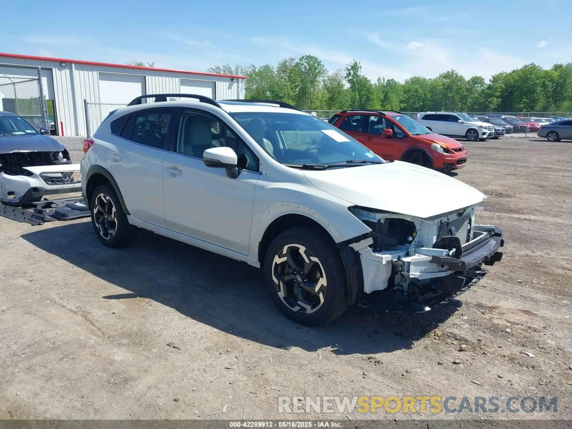 1 Photograph of a damaged car JF2GTHMC6PH314922 SUBARU CROSSTREK 2023
