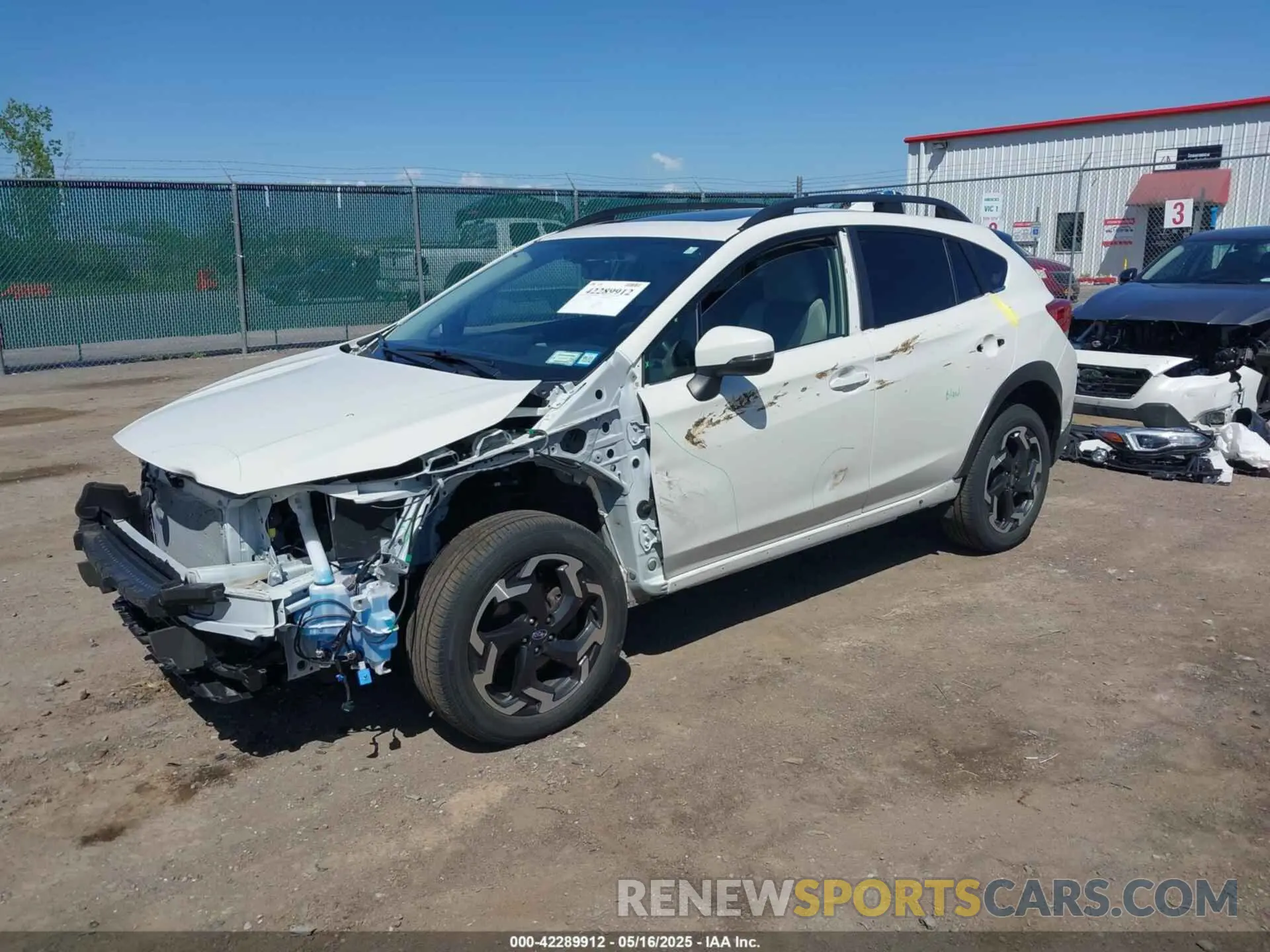 2 Photograph of a damaged car JF2GTHMC6PH314922 SUBARU CROSSTREK 2023