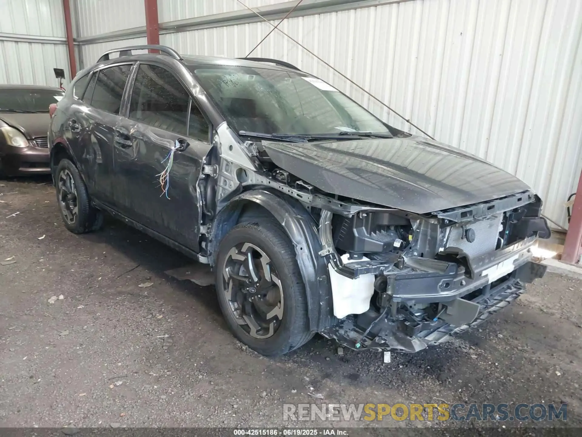 1 Photograph of a damaged car JF2GTHMC9P8280037 SUBARU CROSSTREK 2023