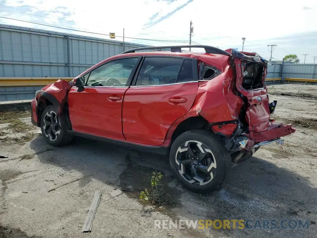 2 Photograph of a damaged car JF2GTHNC3P8216204 SUBARU CROSSTREK 2023