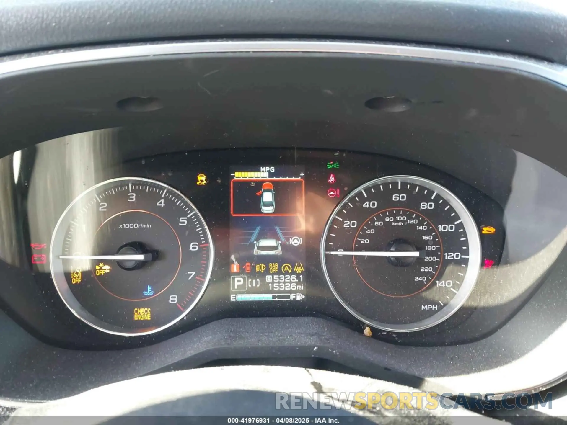 7 Photograph of a damaged car JF2GTHNC8PH298107 SUBARU CROSSTREK 2023