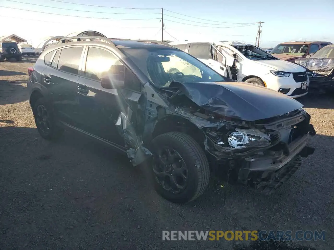 4 Photograph of a damaged car JF2GTHRC3PH222885 SUBARU CROSSTREK 2023